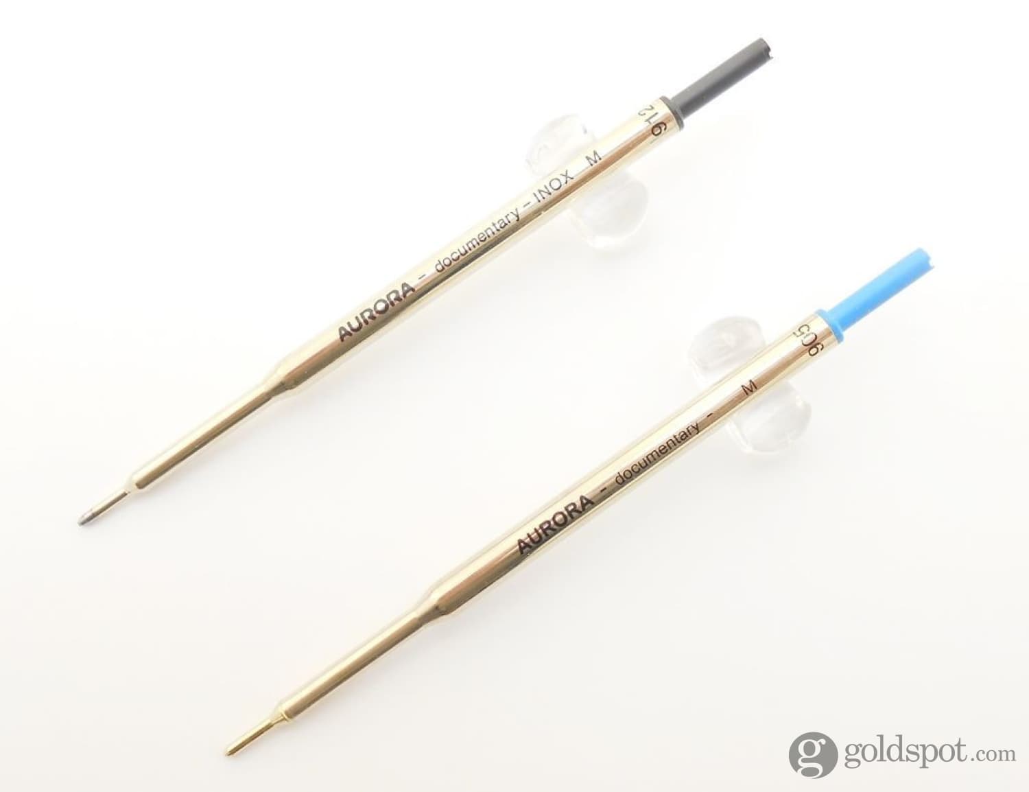 Aurora Wagon Blue Medium Point Ballpoint Pen Refills - Smooth Writing Replacement Ink for Office, School & Everyday Use