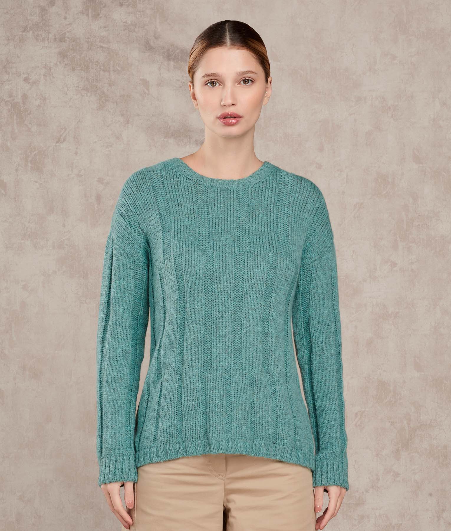 Stylish Ribbed Long Sweater for Women - Cozy Winter Knit Pullover | Perfect for Office, Date Night & Casual Outfits