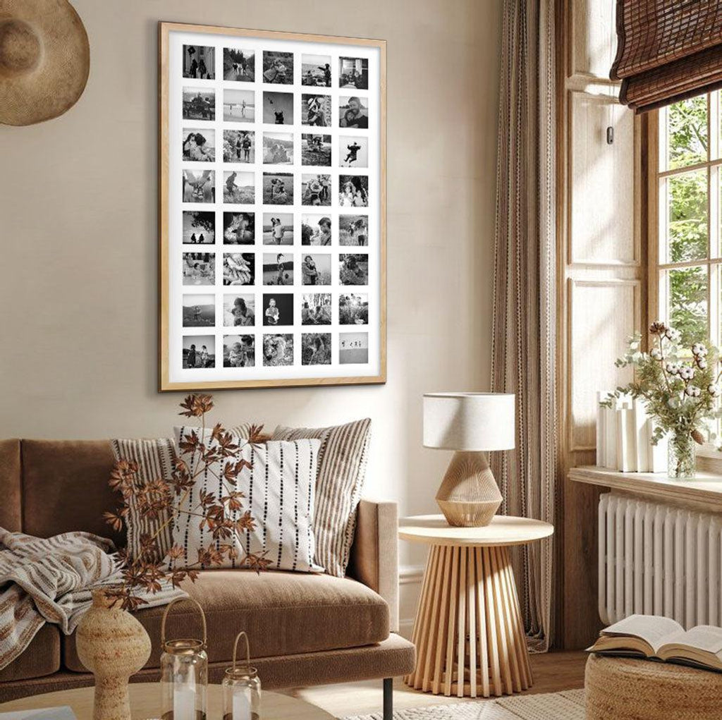 Collage Frame - Multi Aperture Photo Frame for Wall Display | Perfect for Family Photos, Wedding Pictures & Home Decor