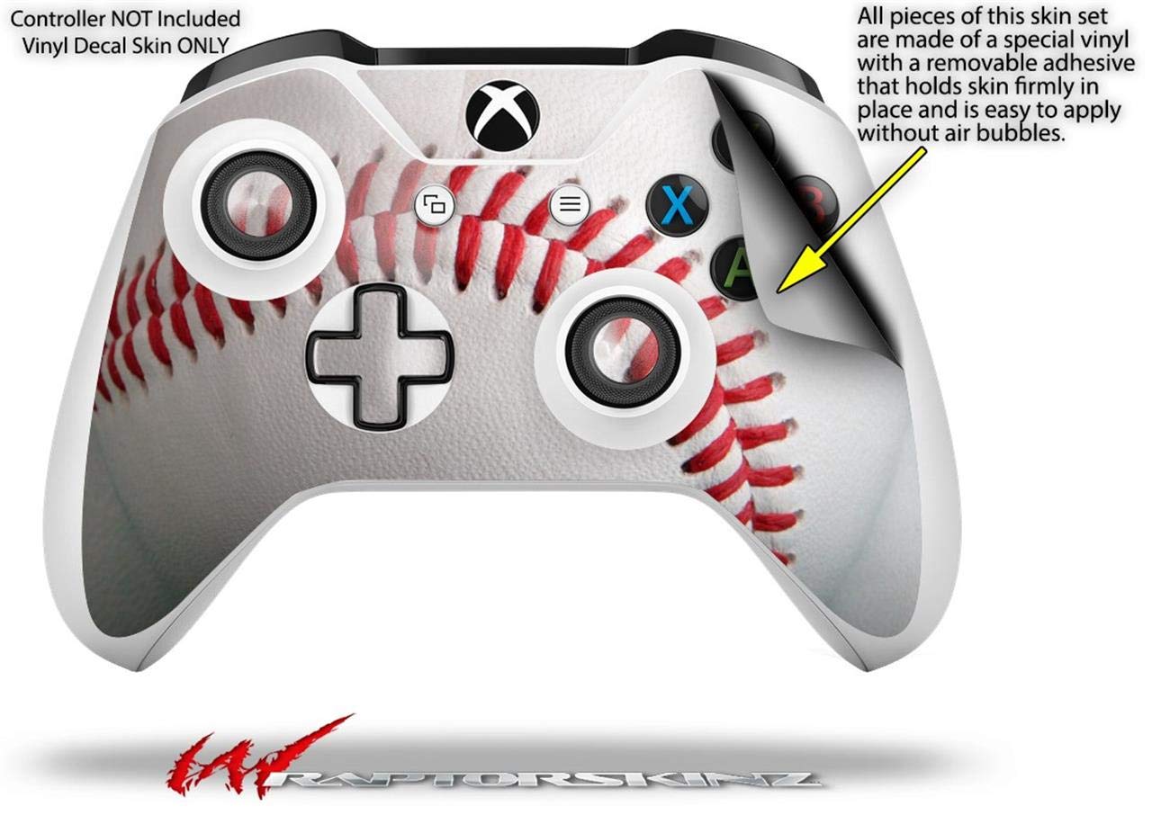 XBOX One S/X Controller Vinyl Skin Wrap - Baseball Design for Gaming