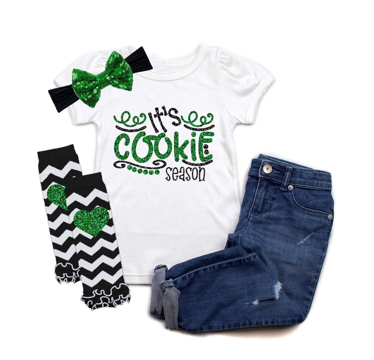 Girls Cookie T-Shirt | Cookie Season & Girl Scout Tee for Toddler & Kids | Cute Baking Themed Shirt for Cookie Lovers | Perfect for Girl Scout Meetings, Baking Parties & Cookie Sales