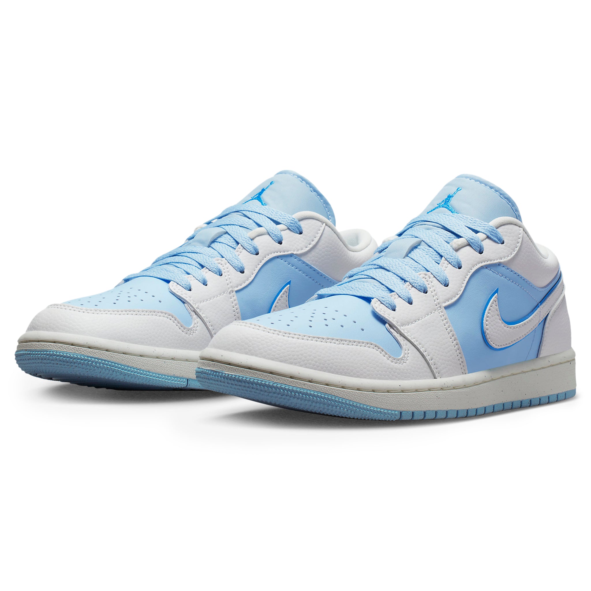 Air Jordan 1 Low SE Reverse Ice Blue Women's Sneakers - Comfortable Casual Shoes for Running, Walking & Streetwear Fashion