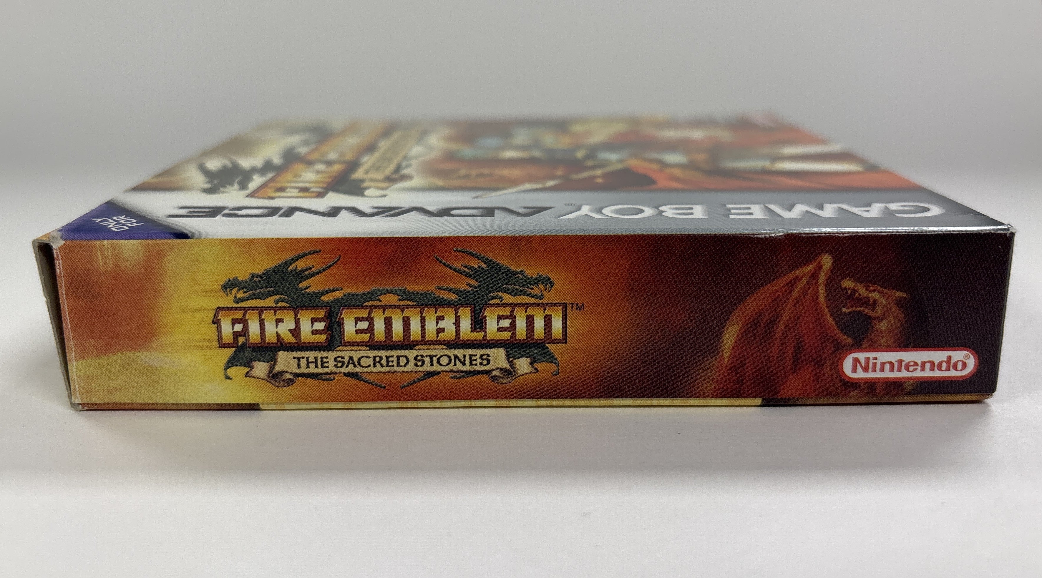 Fire Emblem: The Sacred Stones - Complete GBA Box & Manual Set (No Game Included) | Perfect for Collectors & Retro Gaming Enthusiasts