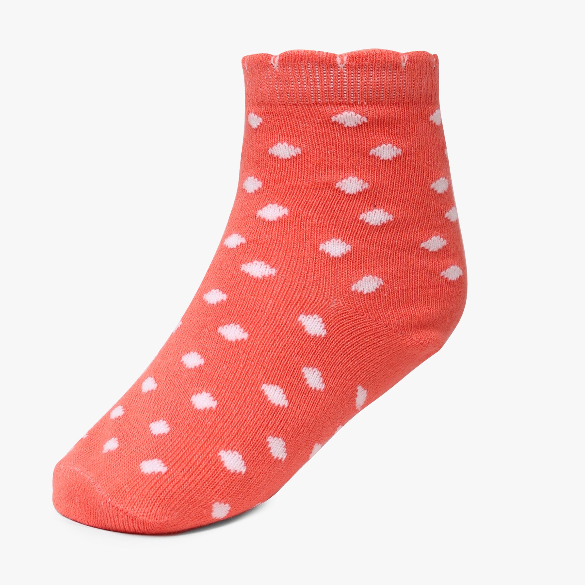 Cute Printed Ankle Socks for Girls - 2 Pairs Pack - Soft & Comfortable for School, Sports & Everyday Wear