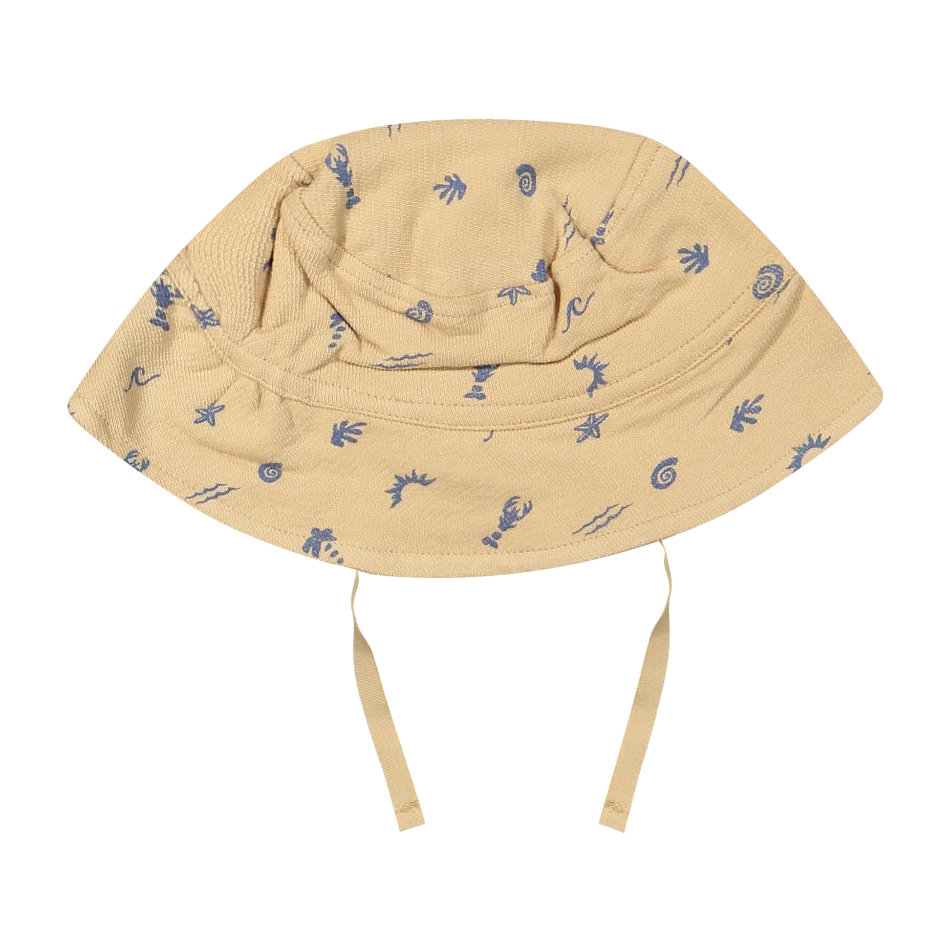 Riffle Amsterdam Organic Cotton Bucket Hat with Sea Life Design - Perfect for Beach Vacations, Summer Outings & Outdoor Adventures