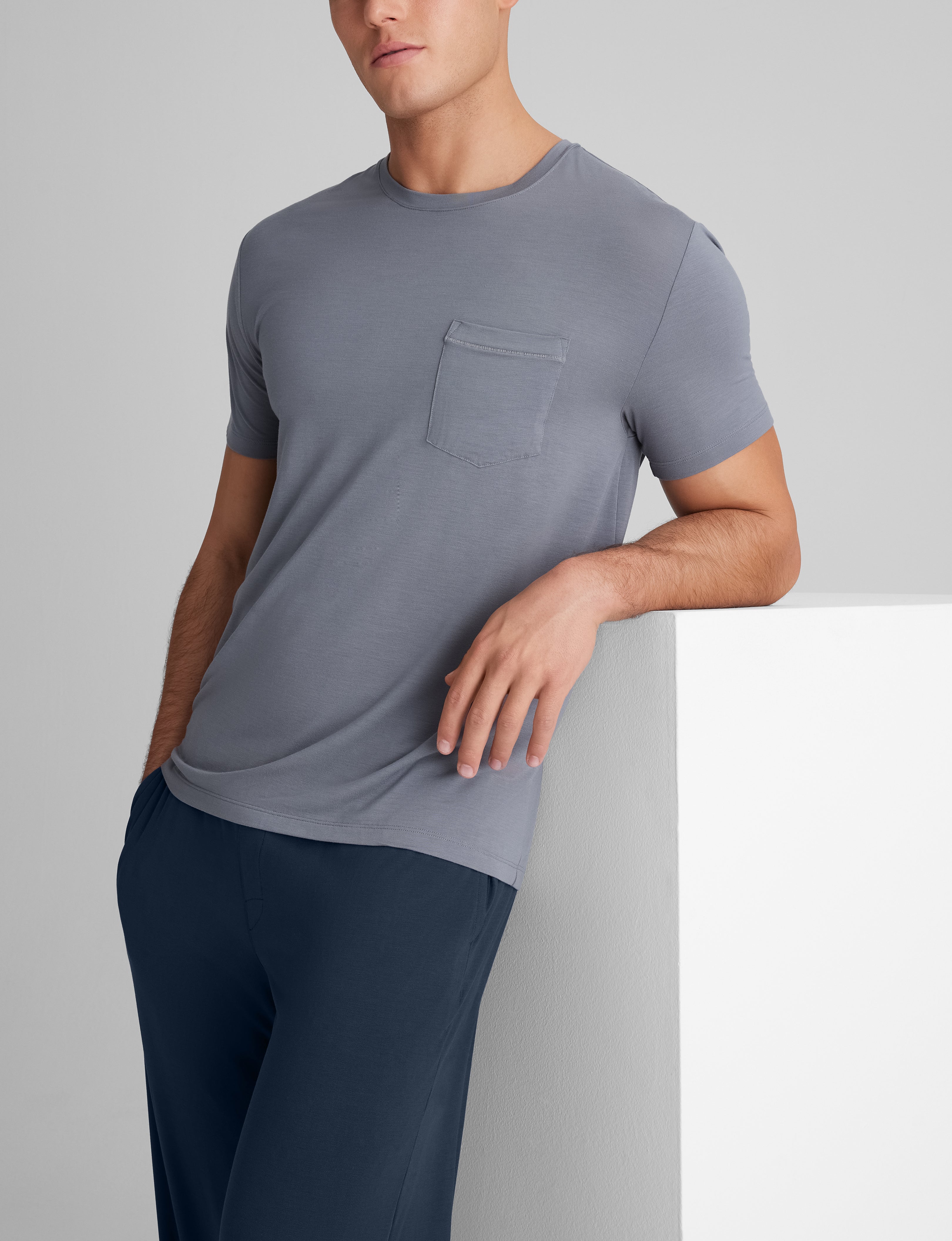 Second Skin Sleep Pocket Tee - Ultra Soft Comfortable Women's Lounge T-Shirt for Sleeping, Relaxing & Home Wear