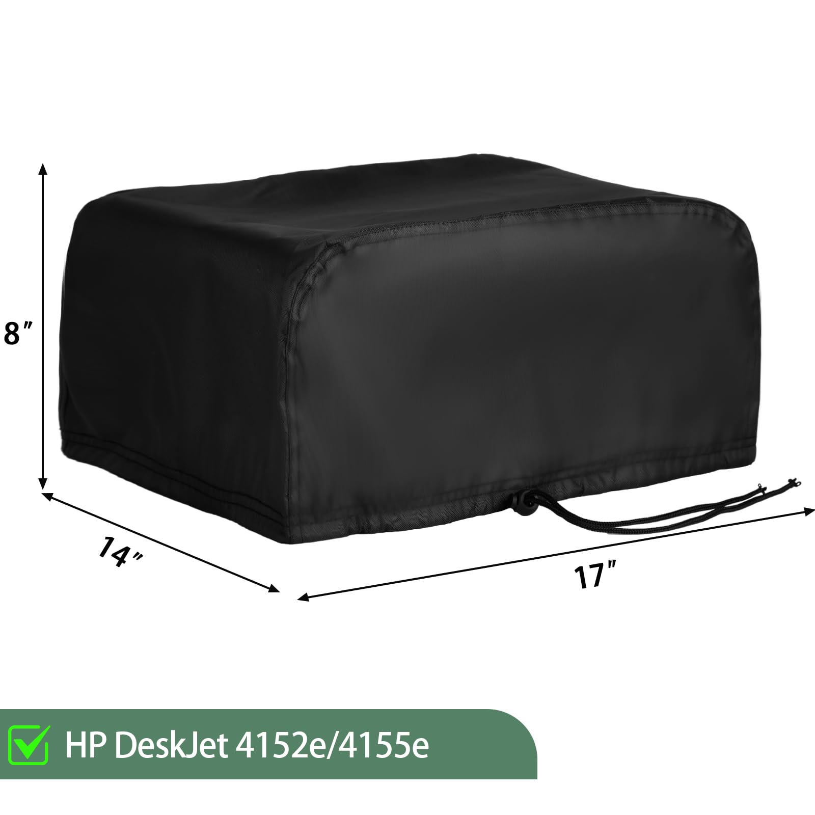 Waterproof Printer Dust Cover Compatible with HP DeskJet 4152e/4155e - 17 x 14 x 8 Inch - Protect Your Printer from Dust, Spills & Damage for Home or Office Use