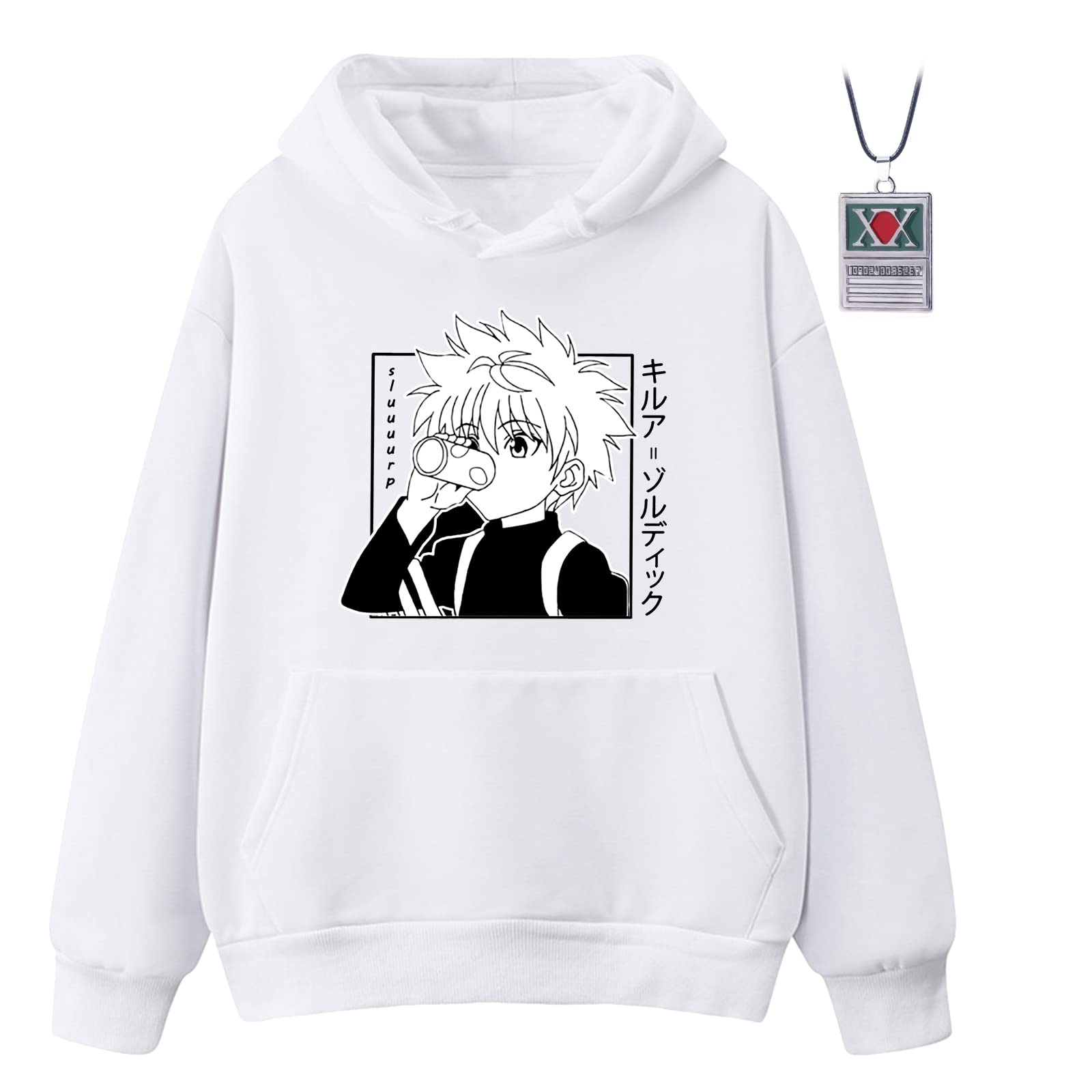 Hunter x Hunter Killua Hoodie - Unisex Anime Sweatshirt for Men & Women | Manga Cosplay, Casual Wear & Gift for Anime Fans