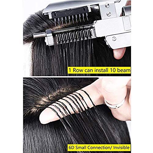 6D Machine Quick No-Track Hair Extensions - 10 Rows Real Human Hair (Beige, 26 Inches) for Seamless Blending & Natural Volume | Perfect for Daily Wear, Parties & Special Occasions