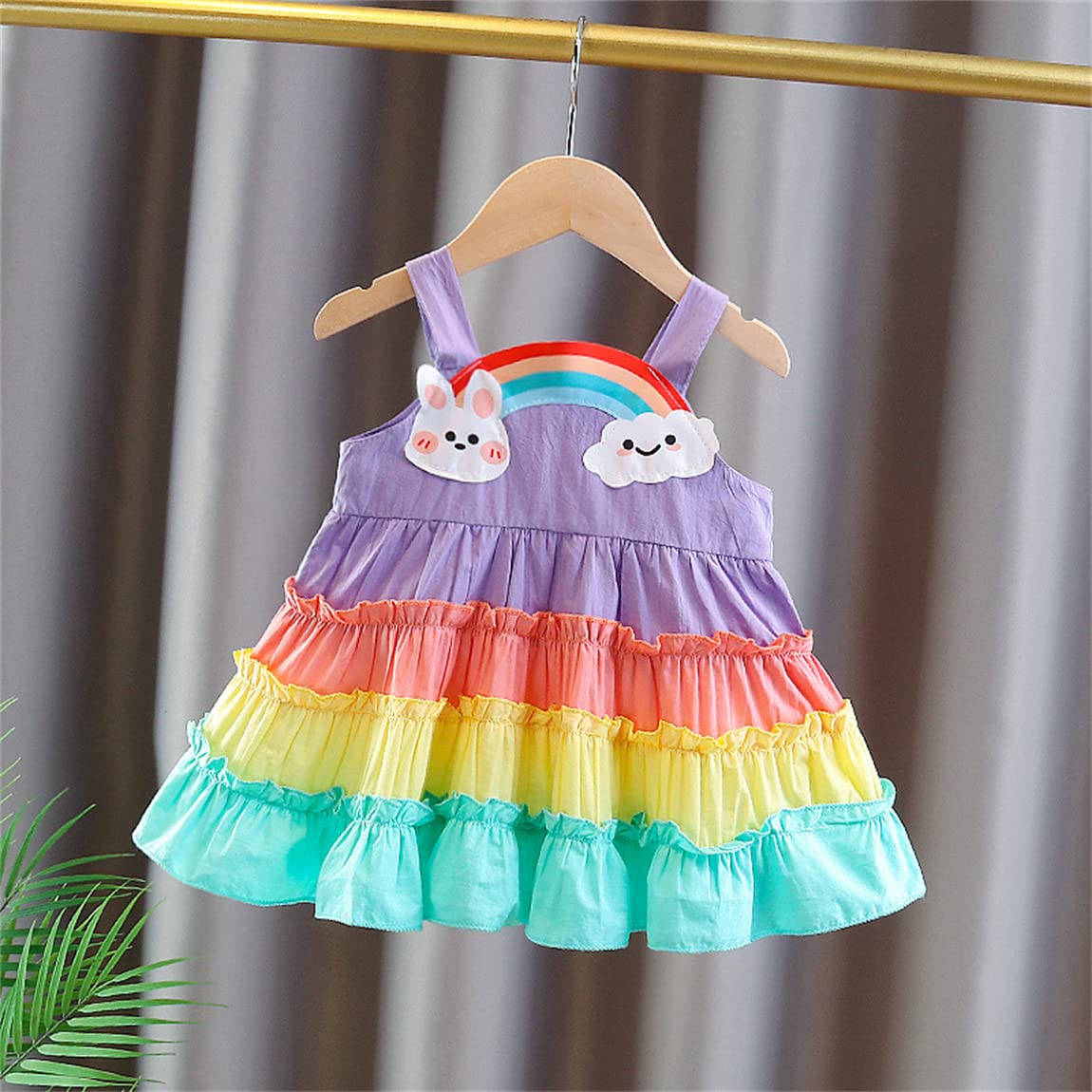**Cute Princess Rainbow Tutu Dress for Toddler Girls - Elegant Party Outfit for Birthday, Photo Shoot & Special Occasions**