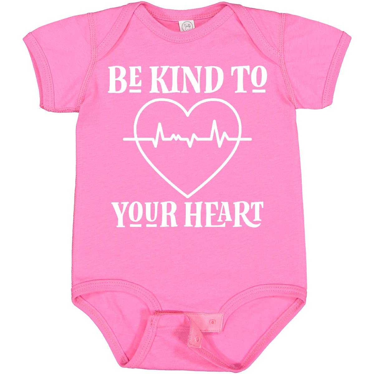Inktastic Heart Disease Awareness Baby Bodysuit - Cute Infant Onesie for Heart Health Support & Awareness Campaigns - Perfect for Fundraisers, Walks & Showing Support