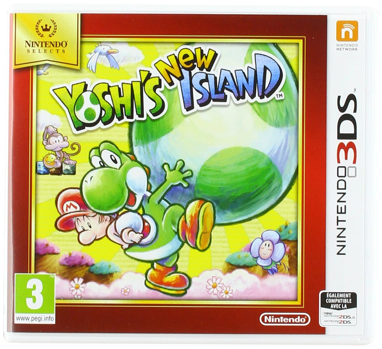 Yoshi's New Island - Nintendo Selects Game for 3DS | Fun Adventure Platformer for Kids & Adults | Perfect for Family Game Night & Travel Entertainment