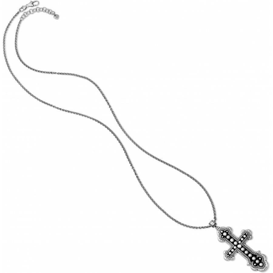 Calvary Cross Convertible Necklace - Religious Jewelry for Women, 925 Sterling Silver Pendant with Adjustable Chain, Perfect for Church, Weddings & Everyday Wear