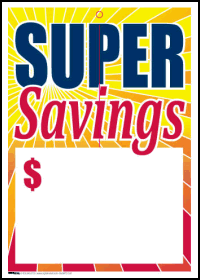 100-Pack Sale Tags for Retail Stores - Bulk Discount Price Labels for Clearance & Promotions - Perfect for Supermarkets, Boutiques & Garage Sales