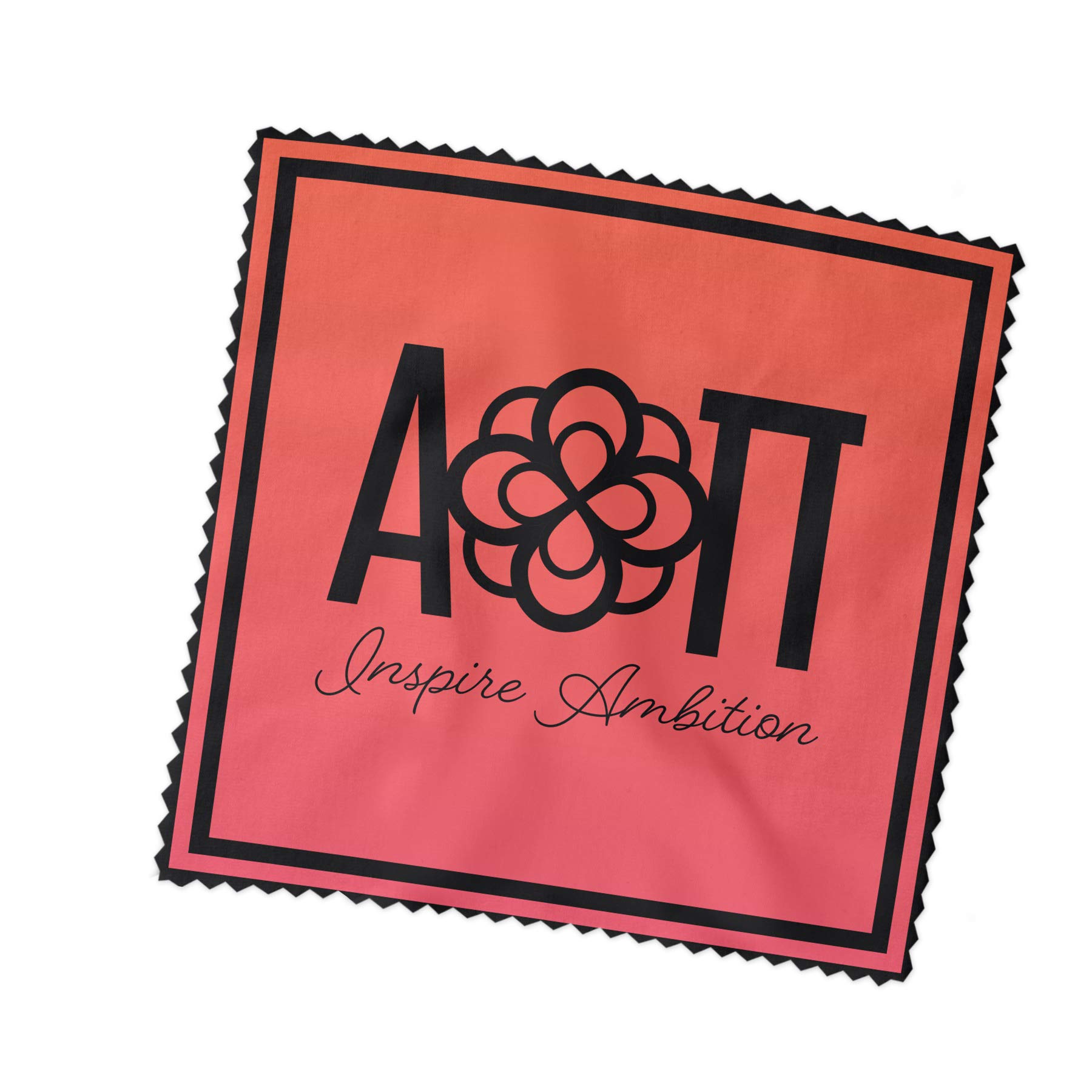 Alpha Omicron Pi Eyeglass Cleaner & Microfiber Cleaning Cloth - Premium Lens Cleaning Kit for Glasses, Sunglasses & Screens - Perfect for Students, Office Workers & Travelers