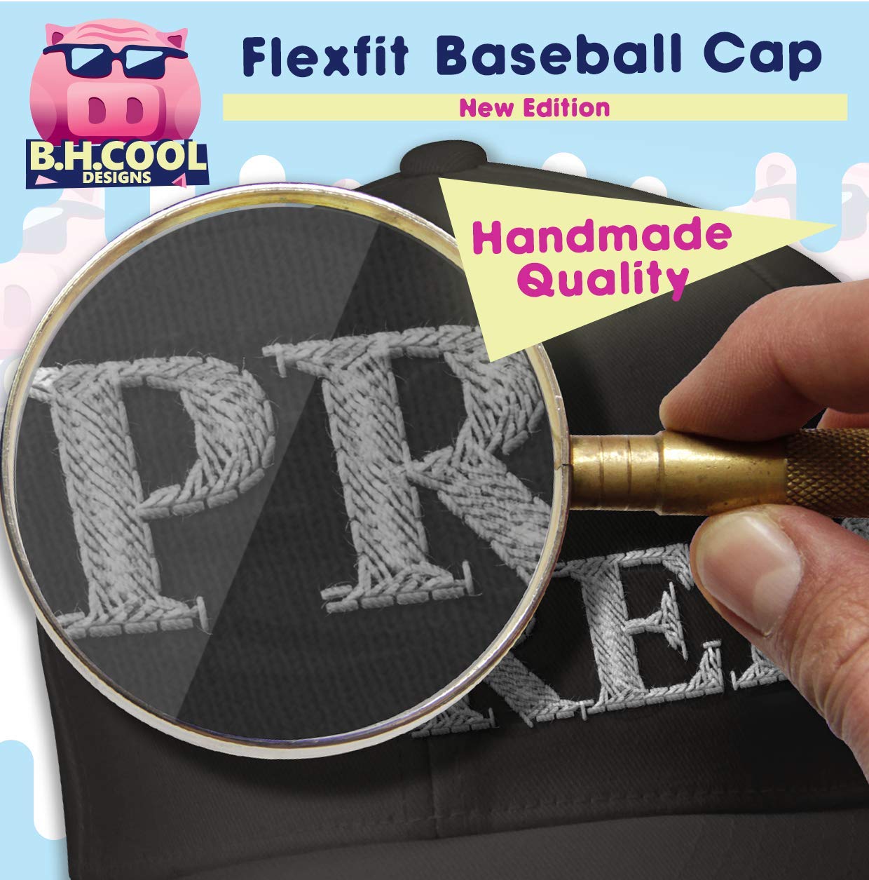 Flexfit 6277 Baseball Hat - Premium Unisex Adjustable Cap for Men & Women | Modern Flexfit Technology | Perfect for Running, Hiking & Outdoor Sports