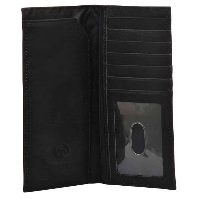 3D Belt Company Genuine Leather Rodeo Wallet for Men - Western Style Bifold Wallet with RFID Protection - Perfect for Cowboy Boots, Jeans & Everyday Carry