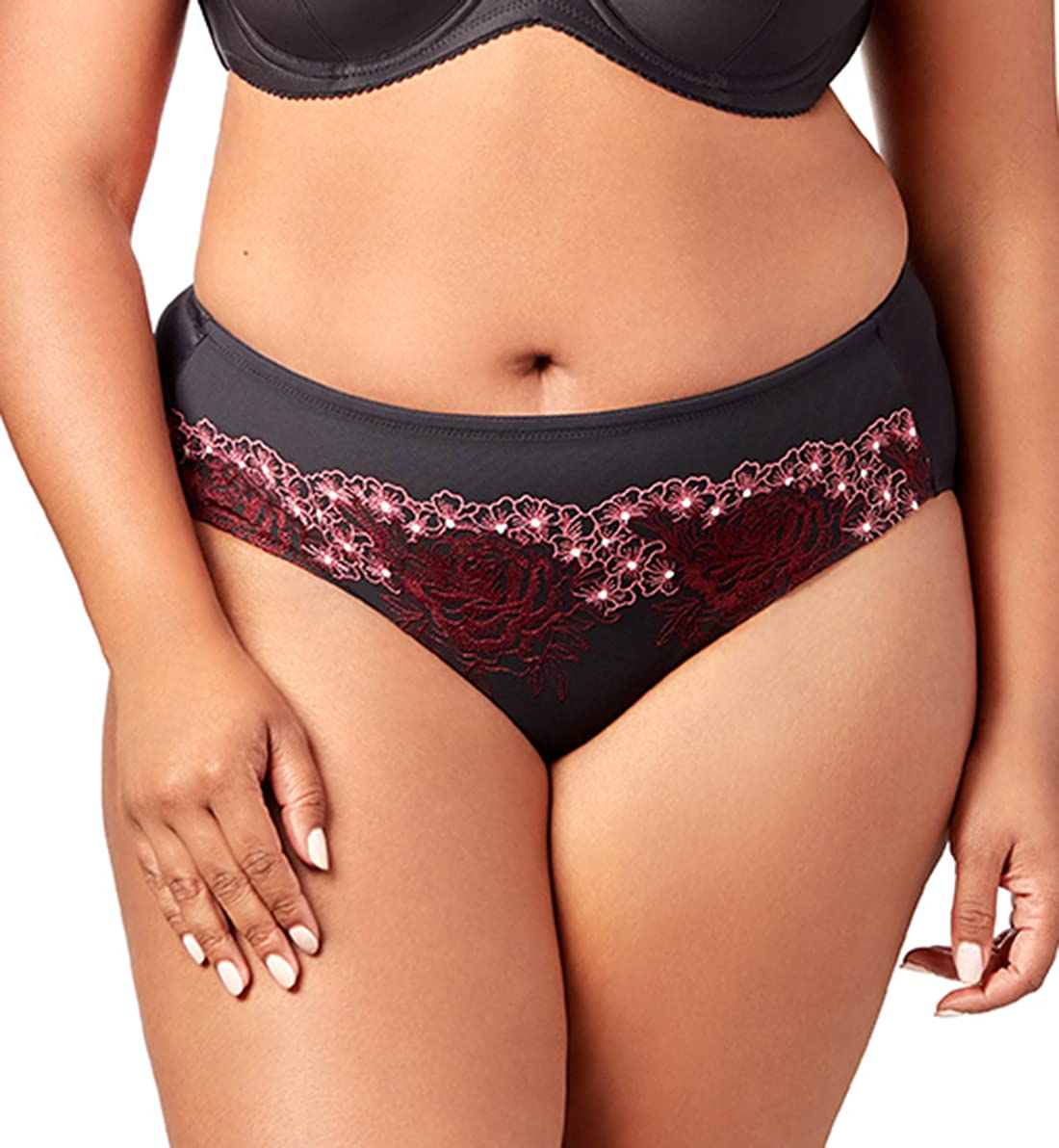 Elila Swiss Embroidery Microfiber Panties (3918) - Comfortable Women's Underwear for Everyday Wear & Special Occasions
