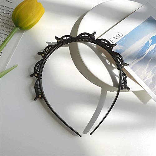 CHRONEX Double Layer Hair Clips for Women & Girls - Non-Slip Alligator Hairpins & Hair Bands for Styling, Makeup, and Everyday Use (Pack of 1) - Perfect for School, Work, Parties & Special Occasions