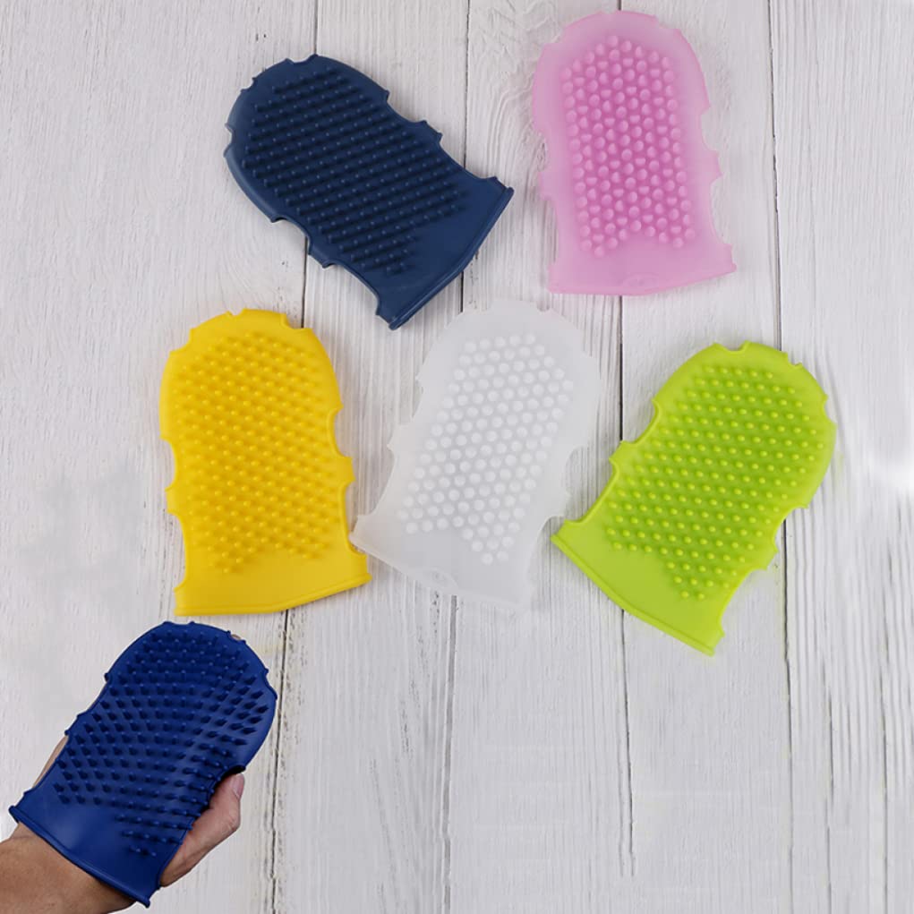 Sanfiyya Silicone Massage Brush - Slimming & Anti-Cellulite Body Scrubber, Exfoliating Gloves for Shower, Bath & Spa Relaxation - Perfect for Dry Brushing & Skin Care Routine