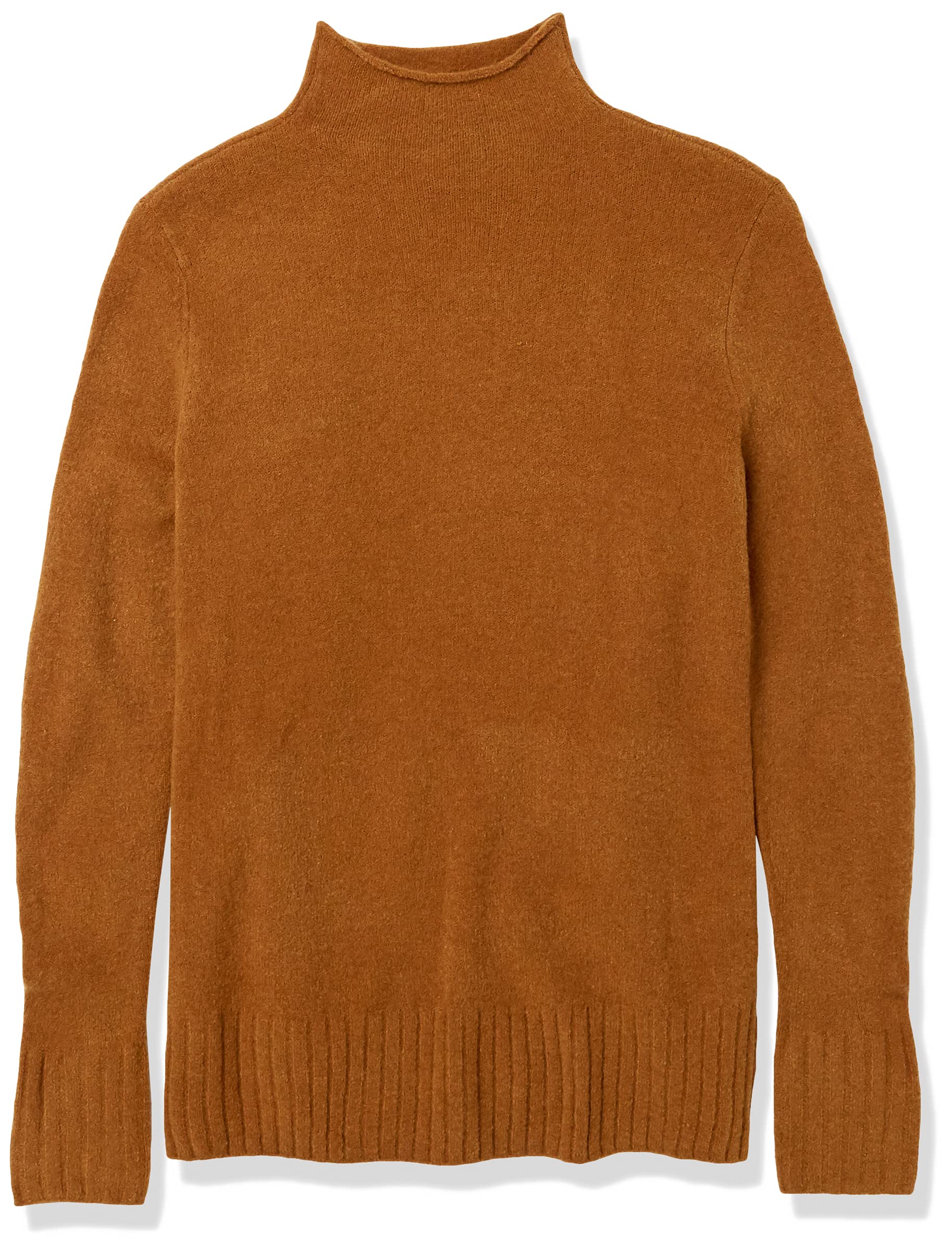 Goodthreads Women's Mid-Gauge Stretch Funnel Neck Sweater - Soft Knit Pullover for Fall & Winter - Cozy Casual Wear for Work, Dates & Weekend Outings