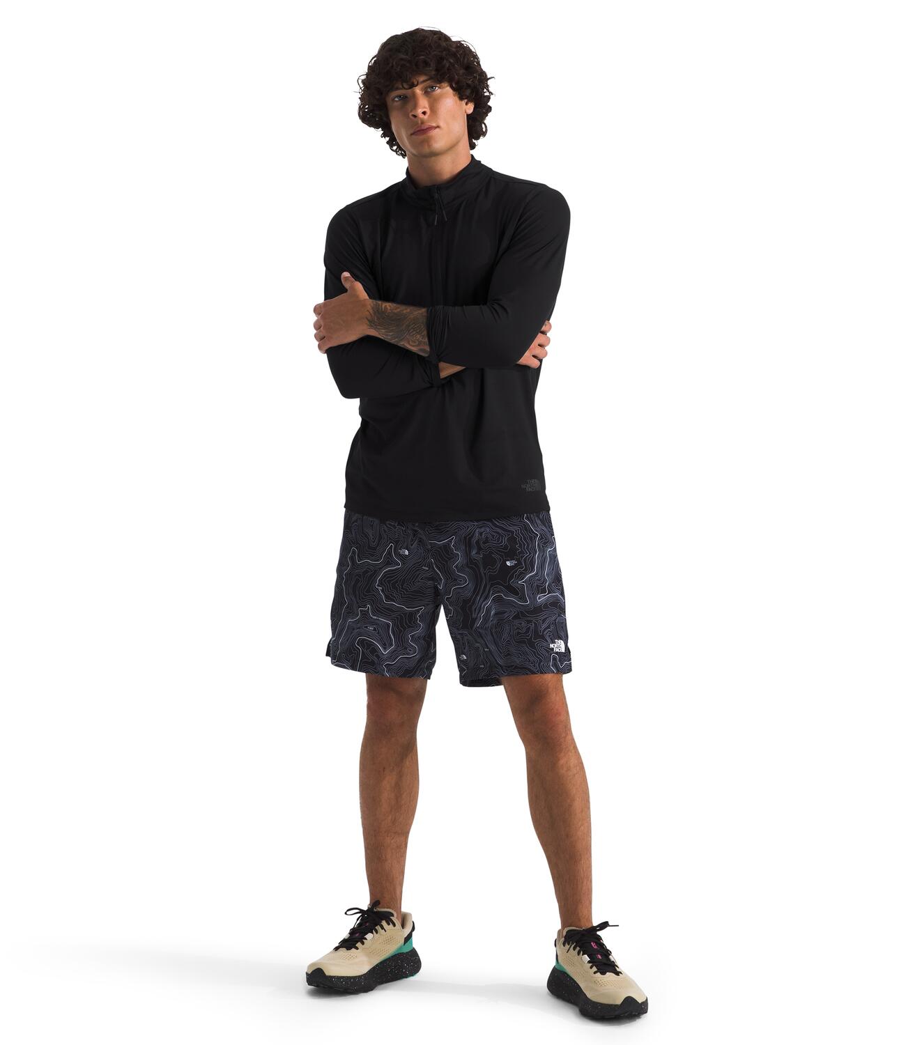 The North Face Men's Dune Sky 1/4 Zip Pullover Fleece Jacket - Lightweight & Breathable for Hiking, Camping & Outdoor Adventures
