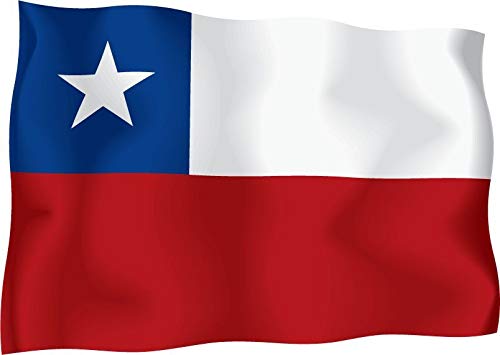 Chile Flag Vinyl Decal Sticker - Waterproof 5