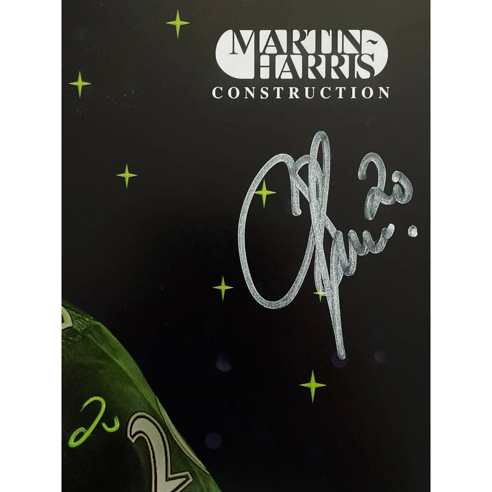 Chandler Stephenson Vegas Golden Knights Autographed Glow in the Dark 11x17 Poster Photo - Signed Memorabilia for Hockey Fans, Man Cave Decor, Sports Collectibles Gift