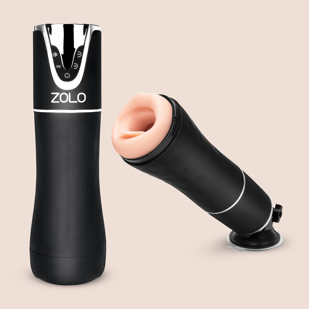 Zolo Automatic Blowjob Machine - Hands-Free Sucking & Vibrating Male Masturbator for Ultimate Pleasure | Perfect for Solo Play, Couples Fun & Discreet Adult Toys Collection