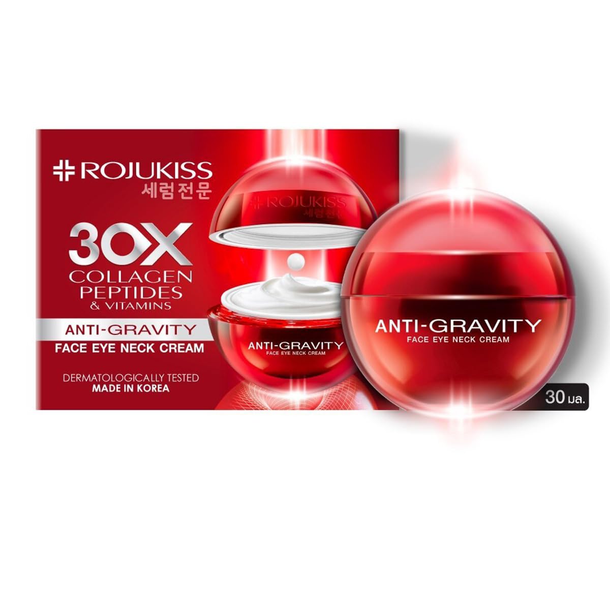 Rojukiss Face Eye Neck Cream Set - 6-Piece Korean Moisturizing Skincare for Smooth Skin | Anti-Aging & Hydration Treatment | Perfect for Daily Beauty Routine & Travel