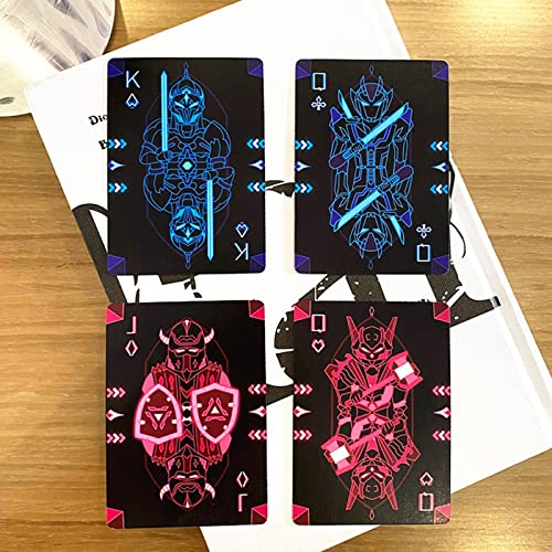 Black Knight Cardistry Playing Cards - Premium Poker Deck for Magic Tricks, Card Games & Parties | Durable Design for Kids & Adults | Perfect for Poker Nights, Magic Shows & Family Gatherings