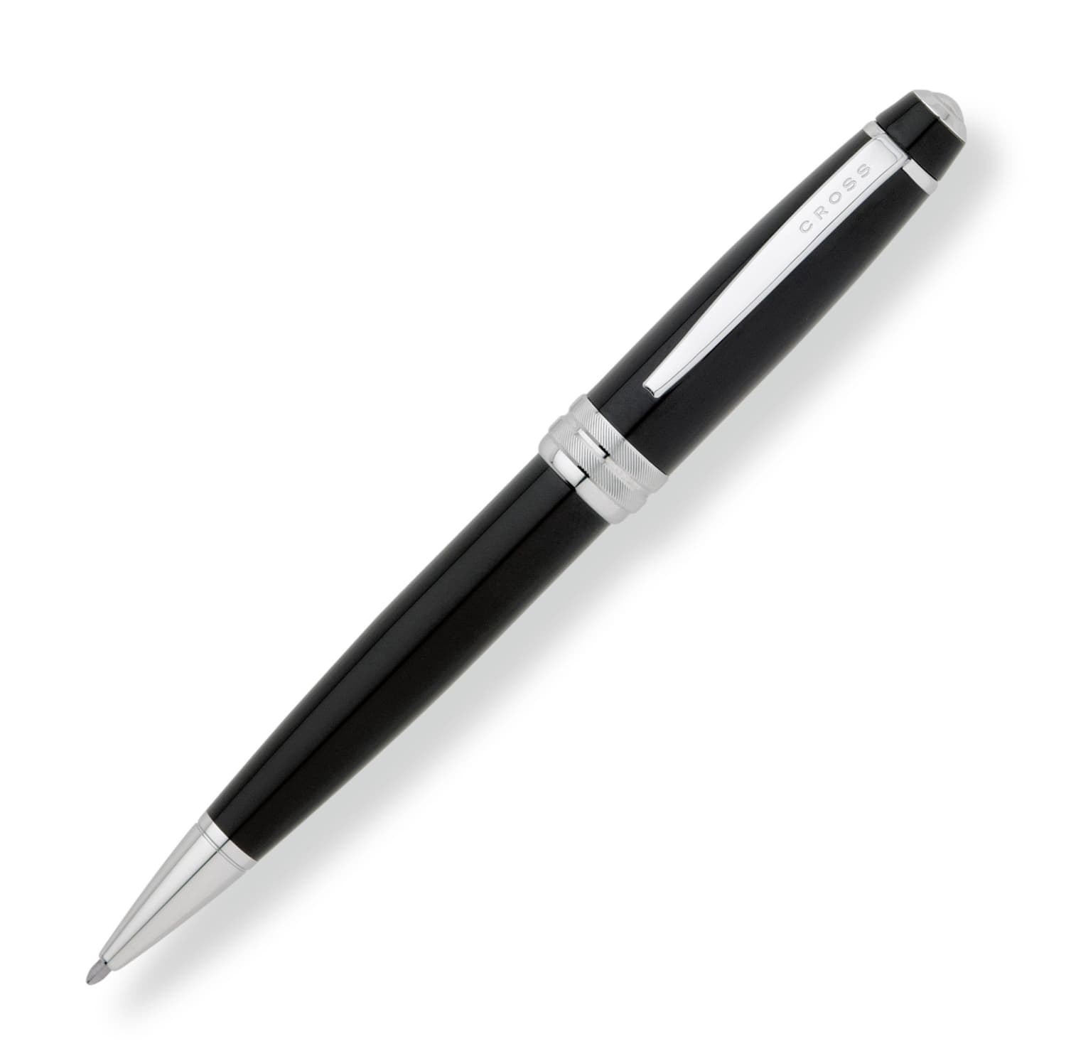Cross Bailey Black Lacquer Ballpoint Pen - Premium Writing Instrument for Office, School & Everyday Use