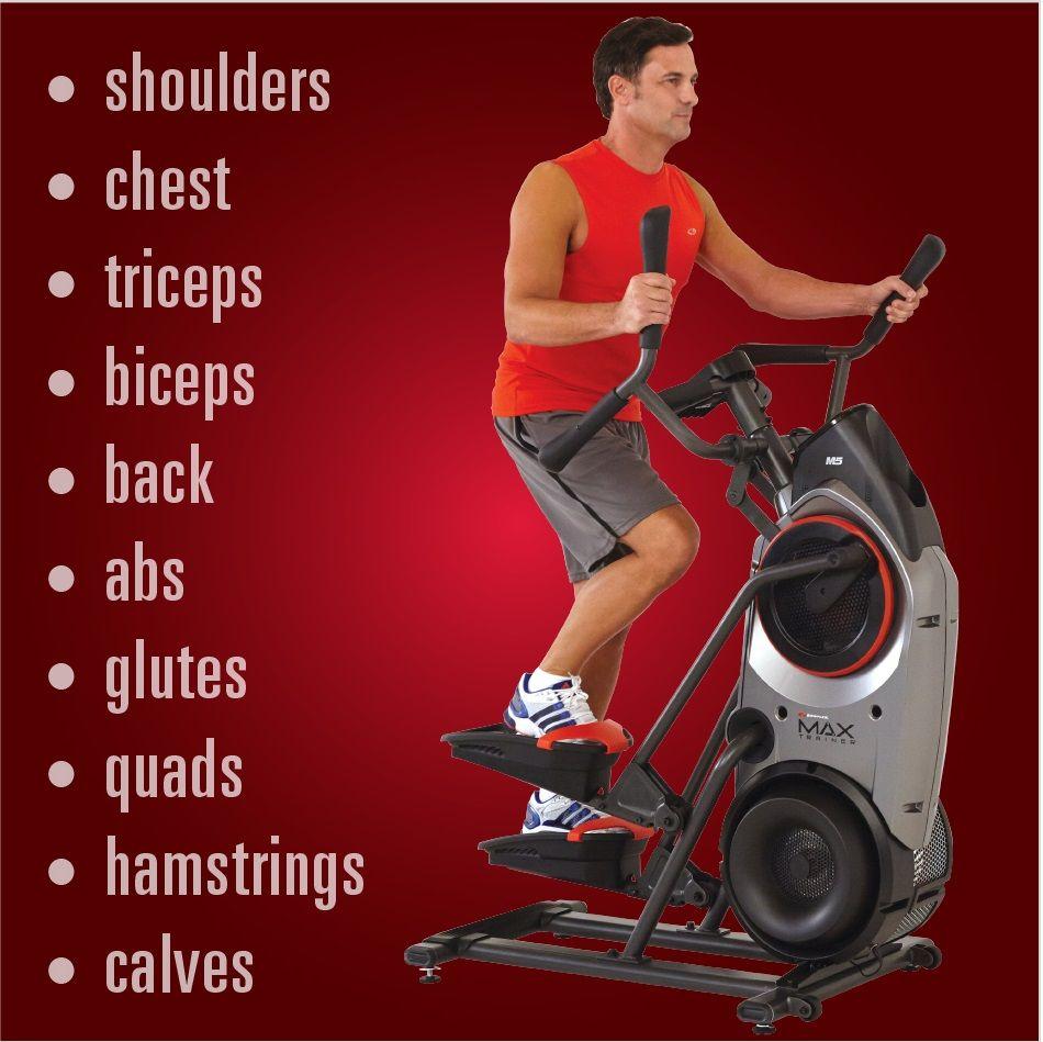 Bowflex Max Trainer® M6 - High-Intensity Cardio Machine for Home Workouts | Compact & Low-Impact Exercise Equipment for Weight Loss & Fitness | Perfect for Small Spaces & Full-Body Training