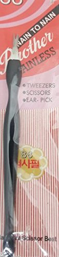 Brother Professional Stainless Steel Cuticle Cutter & Nippers - Precise Nail Care Tool for Manicures, Pedicures & At-Home Grooming