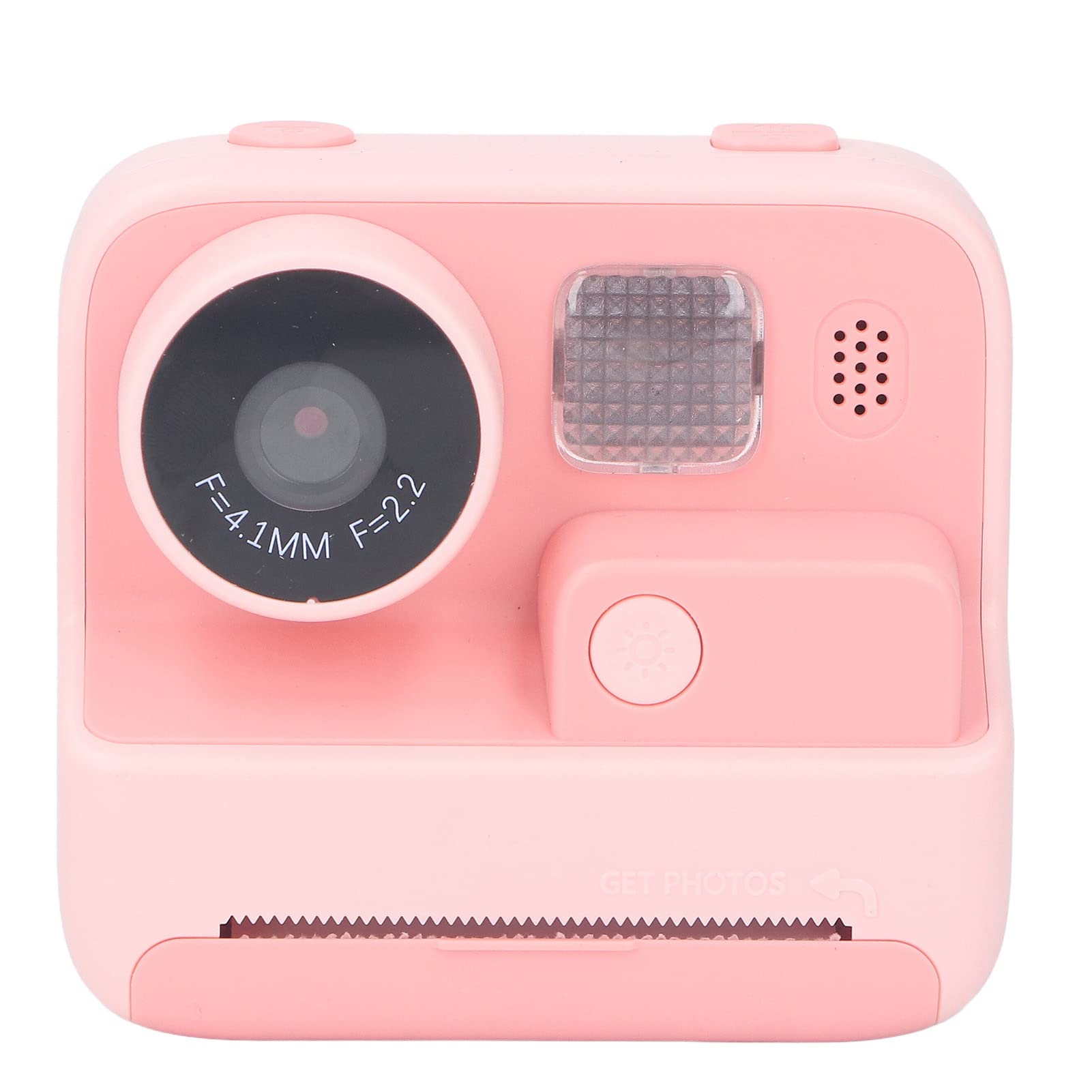 Shanrya Print Camera - 48MP Kids Digital Camera with Front & Back Dual Lens, 1400mAh Battery, Fill Light & 32GB Memory Card - Perfect for Outdoor Adventures, Birthday Gifts & Family Travel Photography