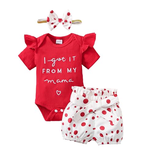 Red T Polka Dot Shorts