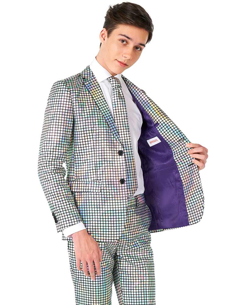 70s Disco Baller Costume for Teen Boys - Retro 1970s Halloween Outfit & Party Cosplay - Perfect for Halloween, Theme Parties, and Dance Events