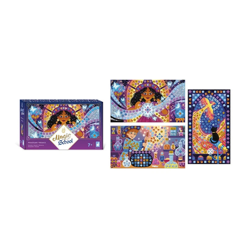 Magic School Mosaic Tiles - DIY Art Craft Kit for Kids & Adults - Perfect for Classroom Projects & Home Decor