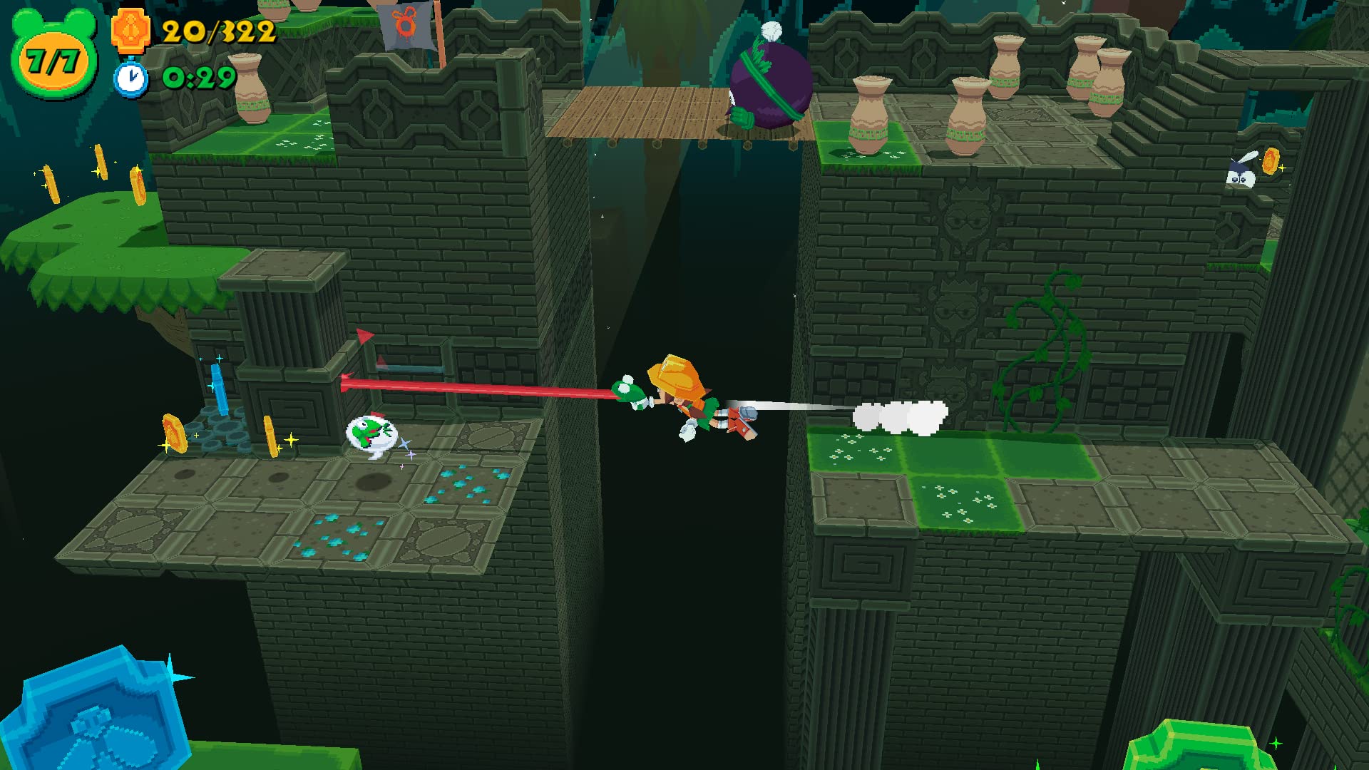 Frogun - Action-Adventure Game for PlayStation 4 | Retro-Inspired 3D Platformer | Perfect for Family Gaming & Nostalgic Players