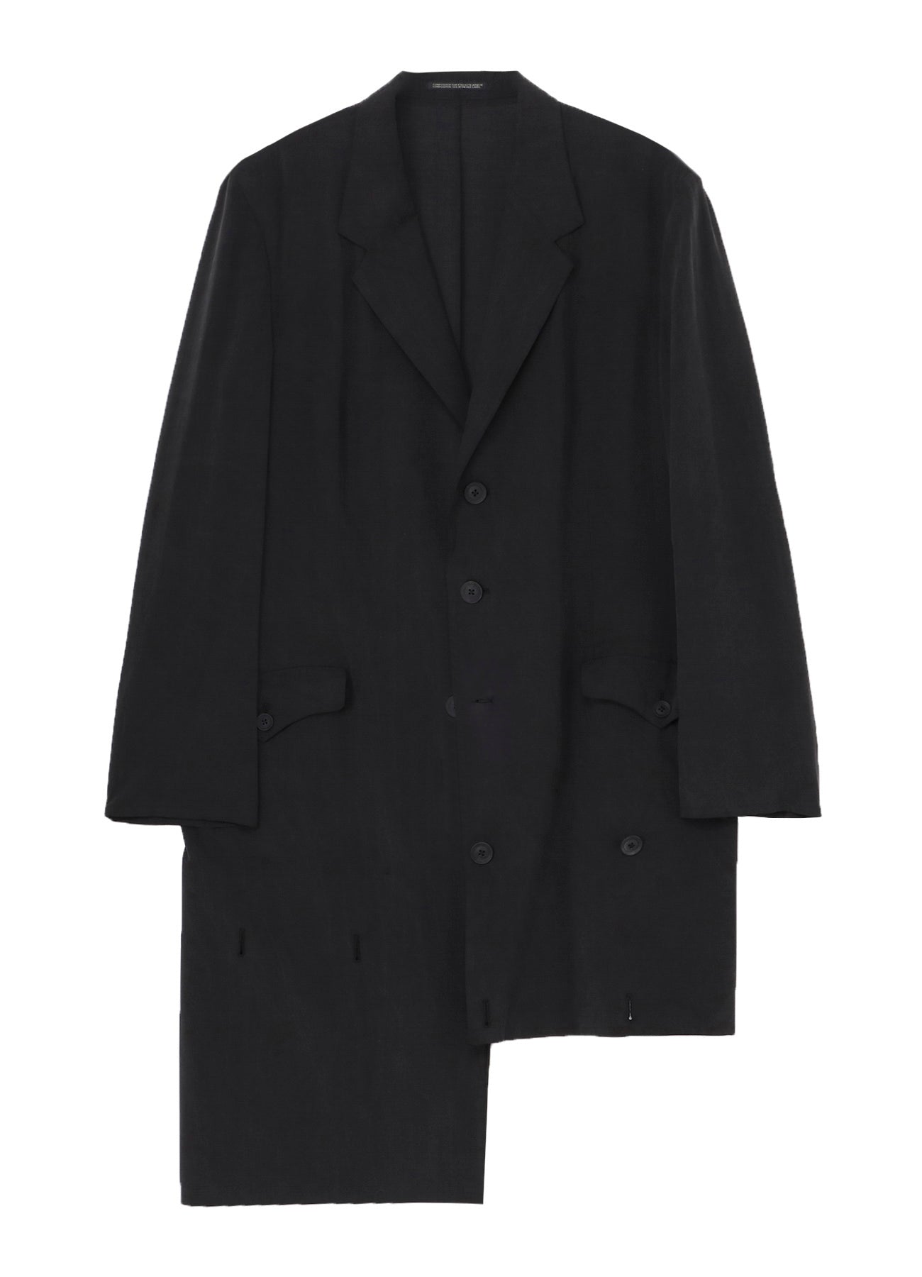 Ozone Hem Button Detail Jacket - Stylish Women's Outerwear for Casual & Office Wear | Eco-Friendly Cellulose Fabric