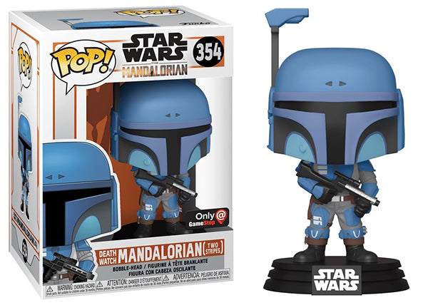 Death Watch Mandalorian (Two Stripes) - GameStop Exclusive Star Wars Collectible 354 | Perfect for Display & Cosplay