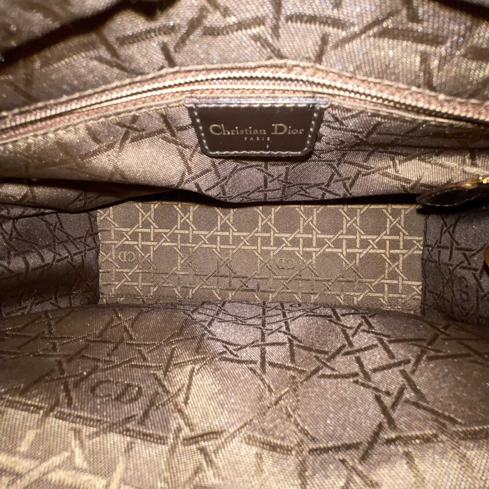 Christian Dior Leopard Print Lady Dior Bag - Black Patent Leather Medium Top Handle Purse for Women | Perfect for Work, Parties & Special Occasions