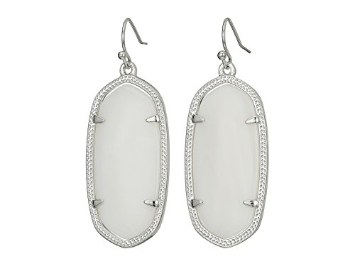 White Mother-of-Pearl/Rhodium plated