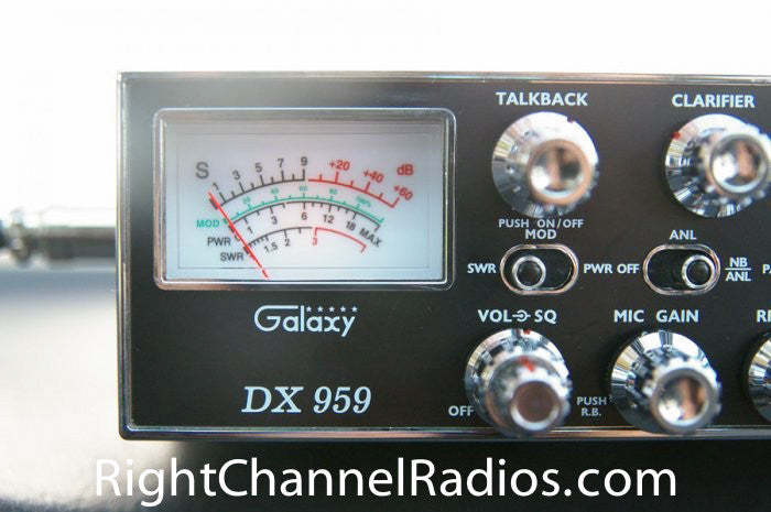 Galaxy DX 959 CB Radio - 40-Channel AM/SSB Mobile CB Radio with Weather Alerts & PA System - Perfect for Truckers, Off-Roading & Emergency Communication