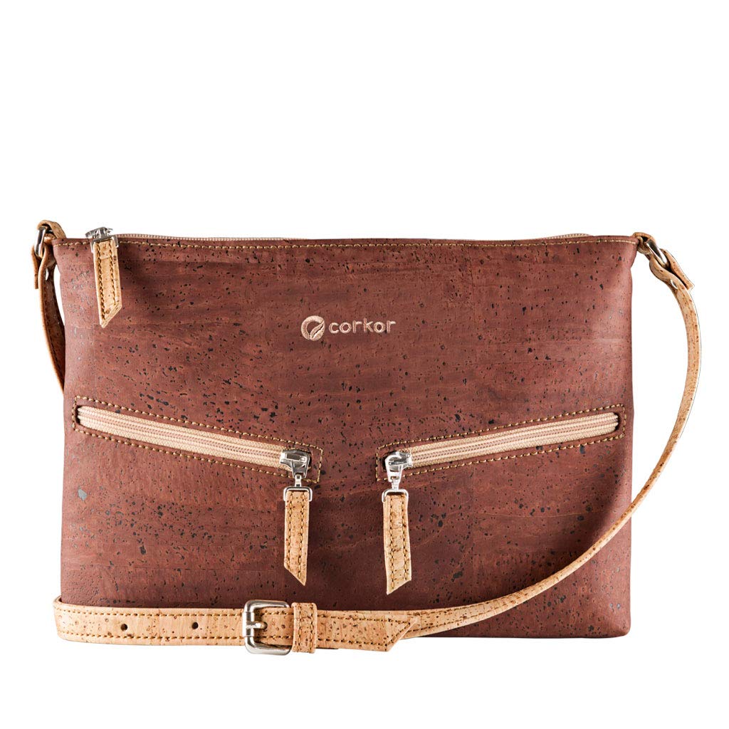 Vegan Leather Crossbody Purse for Women | Handmade in Portugal | Lightweight & Stylish for Everyday Use, Travel & Shopping