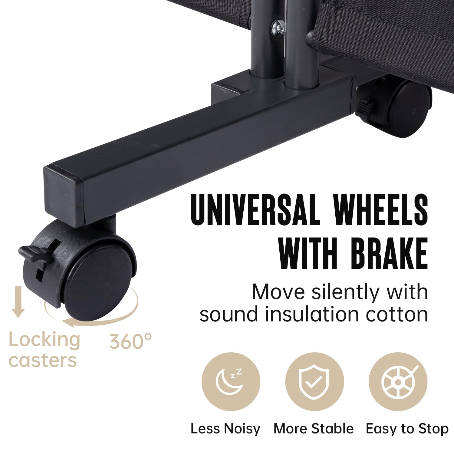 6 Panel Room Divider with Wheels - Portable Fabric Partition Screen for Office, Bedroom & Living Room - Privacy Room Separator for Home & Workspace | Perfect for Creating Private Spaces in Open Areas