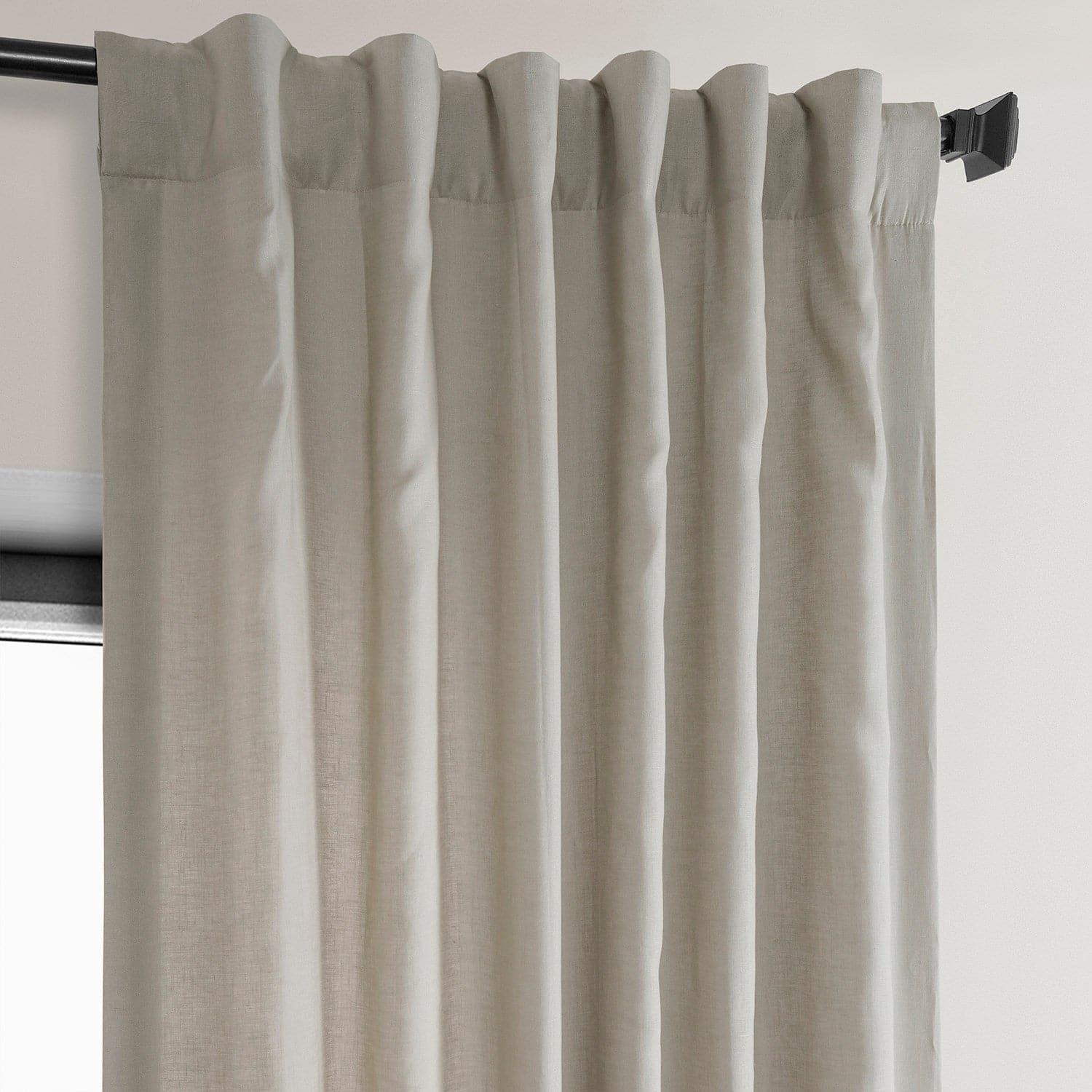 Light Birch Euro Linen Blackout Curtains for Bedroom - Thermal Insulated Window Drapes for Living Room & Nursery - Noise Reducing & Light Blocking Home Decor