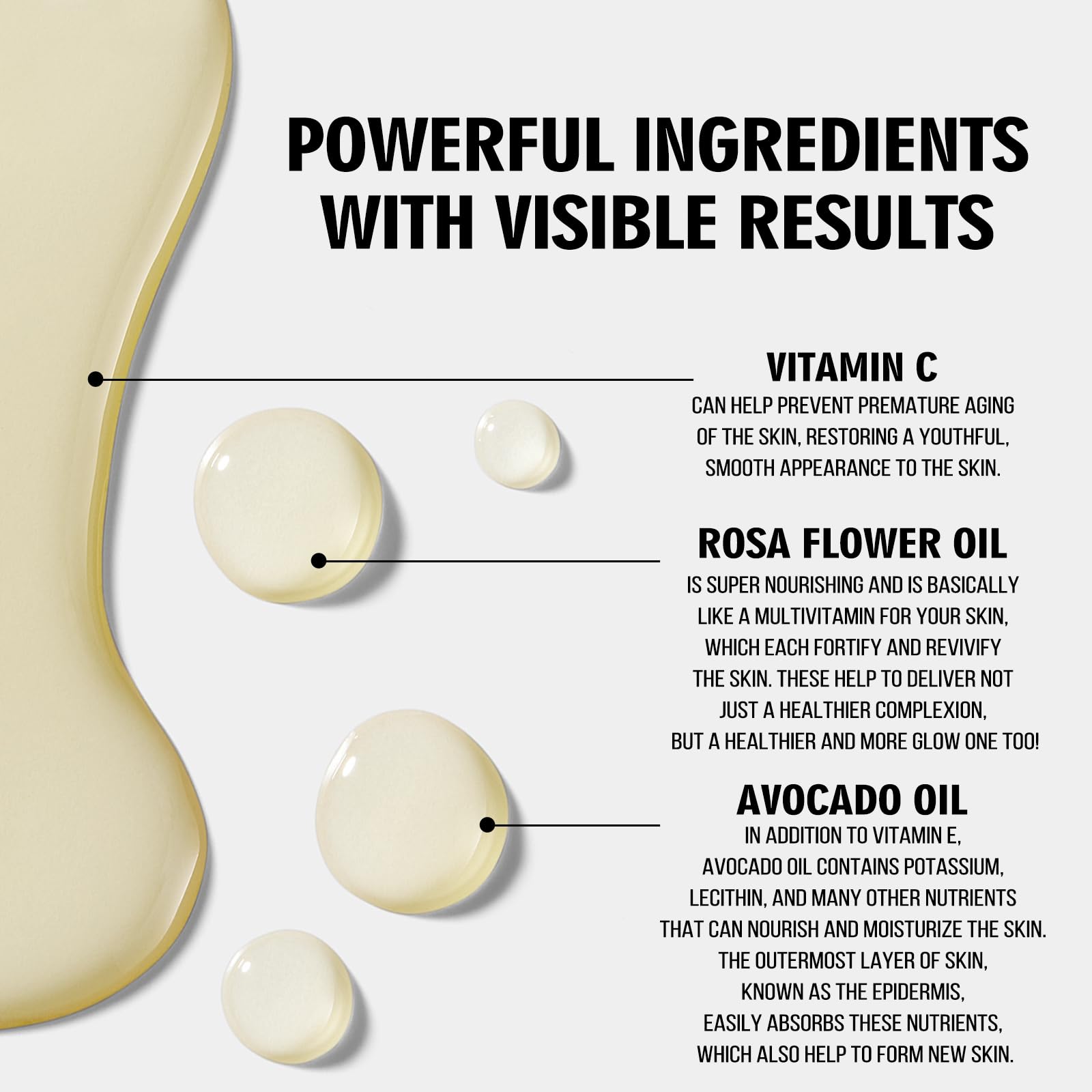 Rose Body Oil - Non-Greasy Fast Absorbing Body Serum for Dry Skin | Vegan & Clean Beauty Moisturizer | After Shower Hydration for Soft, Glowing Skin | Perfect for Daily Skincare Routine & Spa Nights