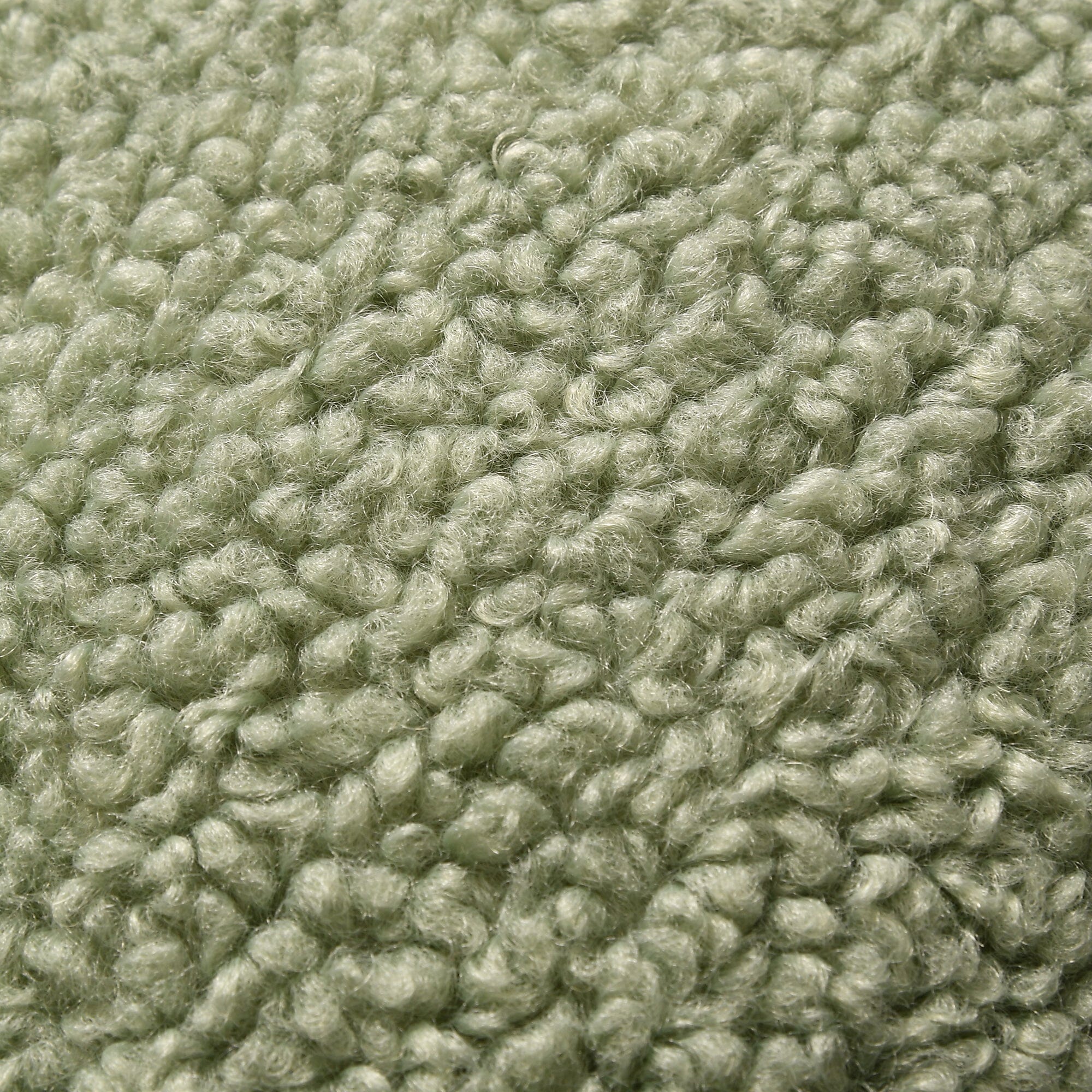 Premium 450x450 Fur Z Cushion Cover - Soft Light Green Decorative Pillow Case for Sofa, Bed & Home Decor - Cozy Living Room & Bedroom Accessory