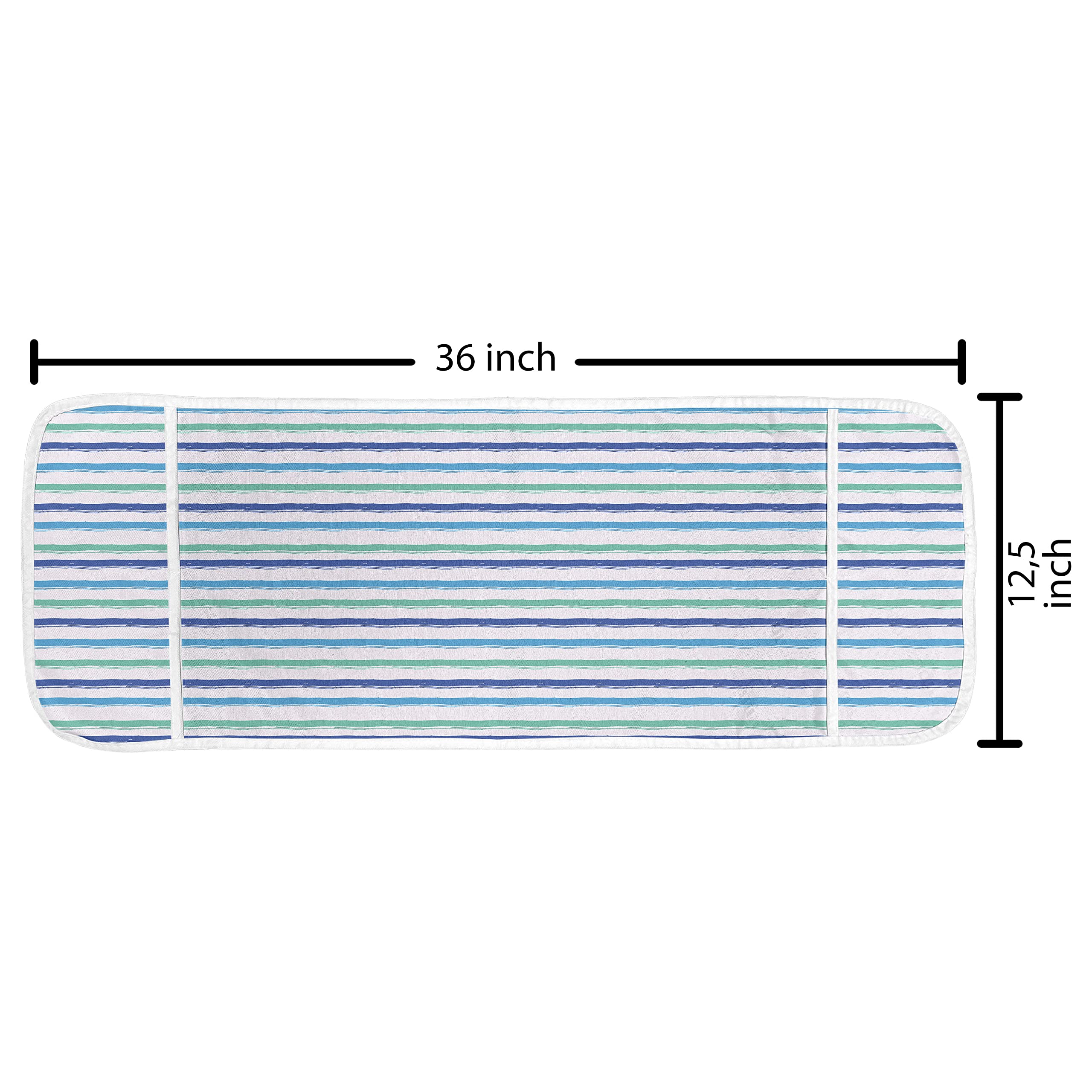 Ambesonne Modern Microwave Cover - Water Resistant Kitchen Organizer with Pockets, 36
